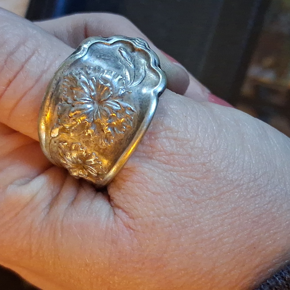 Keystone Oneida Silver Spoon Ring - image 4